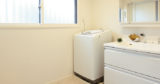 洗面台：福島県郡山市　やさしい白につつまれた穏やかな空間トイレリフォーム