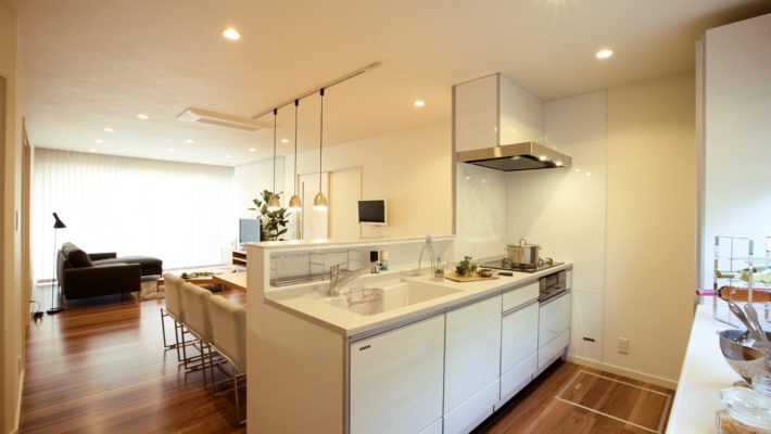 キッチン：福島県郡山市　やさしい白につつまれた穏やかな空間トイレリフォーム