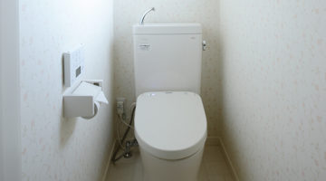 トイレ：福島県郡山市　やさしい白につつまれた穏やかな空間トイレリフォーム