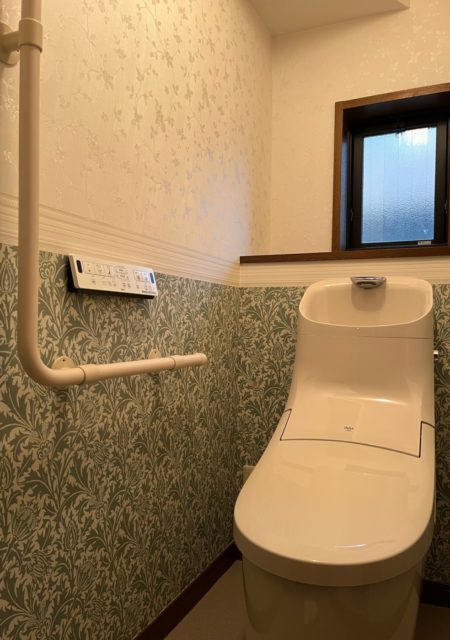 トイレ：福島県福島市　内装にこだわったトイレリフォーム