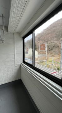 カーポート・テラス：福島県郡山市　暖か囲い窓リフォーム