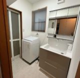 洗面台：福島県郡山市　シンプルで使いやすい洗面室リフォーム