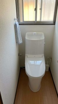 トイレ：福島県郡山市　内装も一新トイレリフォーム