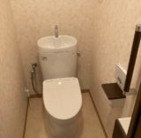 トイレ：福島県福島市　掃除のしやすいトイレリフォーム