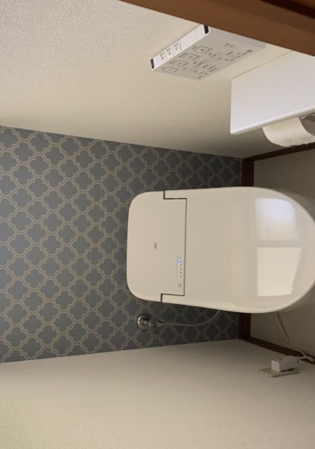 トイレ：福島県郡山市　内装もタンクもすっきりトイレリフォーム