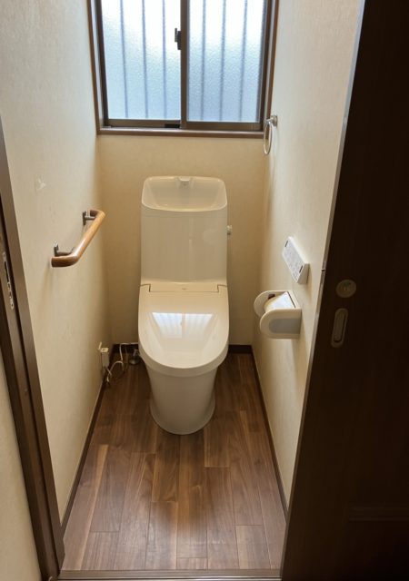 トイレ：福島県福島市　掃除しやすいトイレリフォーム