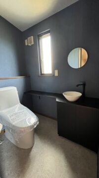 トイレ：福島県郡山市　内装も新たに広々トイレリフォーム