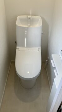 トイレ：福島県福島市　清潔感が溢れるトイレリフォーム