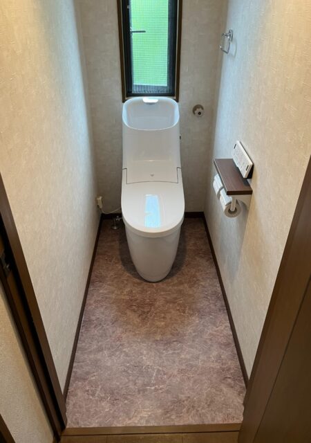 トイレ：福島県福島市　内装一新トイレリフォーム