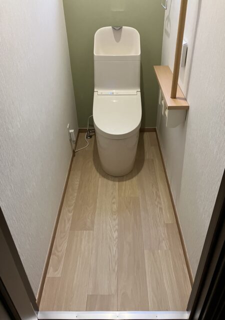 トイレ：福島県郡山市　見た目も気持ちも一新したトイレリフォーム