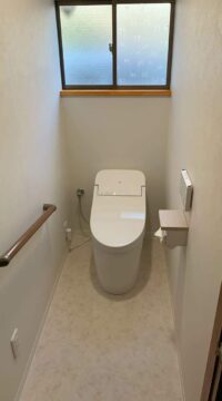 トイレ：福島県伊達市　和式から洋式トイレリフォーム