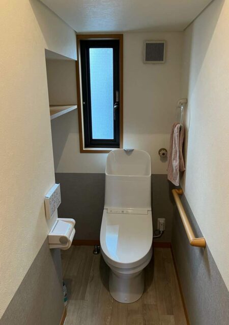 トイレ：福島県福島市　内装一新のトイレ丸ごとリフォーム