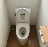 トイレ：福島県郡山市　TOTOオート洗浄トイレリフォーム