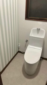 トイレ：福島県福島市　掃除しやすいトイレリフォーム