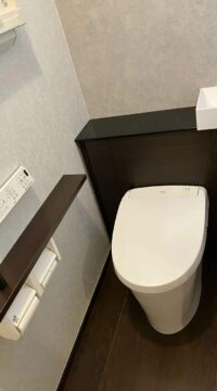 トイレ：福島県福島市　リフォレで収納たっぷりトイレリフォーム