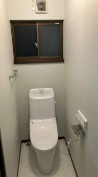 トイレ：福島県郡山市　内装込みのシンプルトイレリフォーム