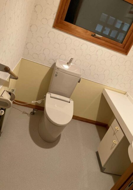 トイレ：福島県福島市　内装一新トイレリフォーム