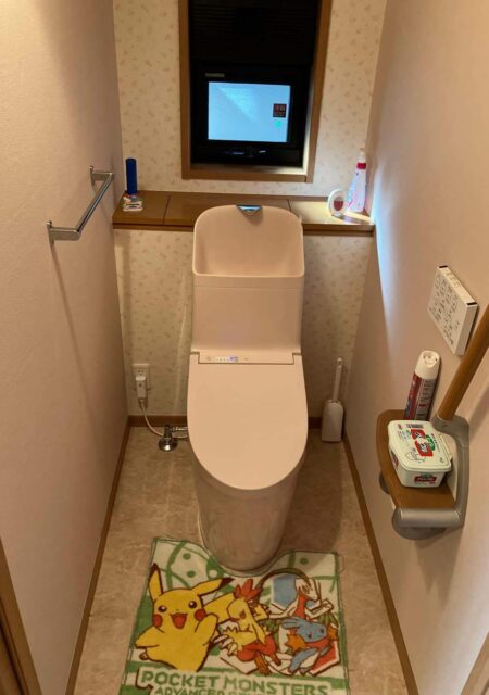 トイレ：福島県二本松市　内装がかわいいトイレリフォーム