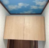 トイレ：福島県福島市　天井がかわいいトイレリフォーム