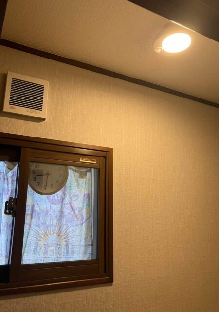 トイレ：福島市　換気扇を新設し快適なおトイレにリフォーム