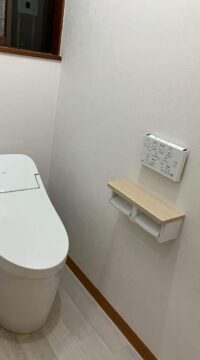 トイレ：福島県二本松市　TOTOGG1トイレリフォーム＋内窓