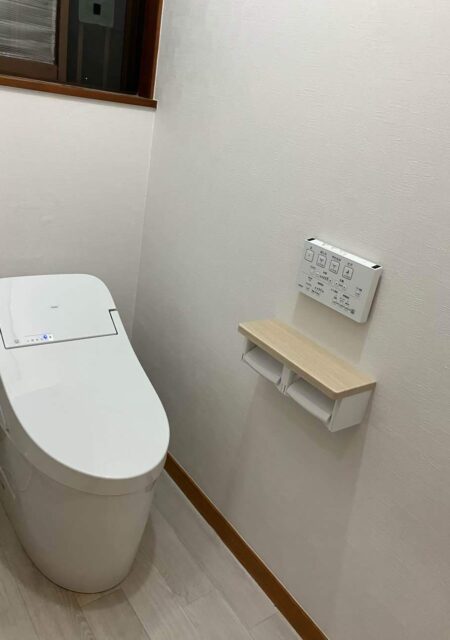 トイレ：福島県二本松市　TOTOGG1トイレリフォーム＋内窓