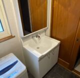 洗面台：福島県福島市　トクラスEJ洗面台工事