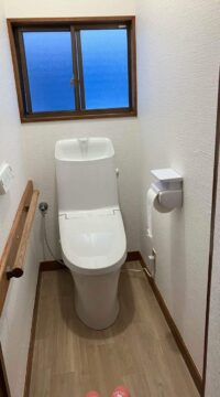 トイレ：福島県福島市　	 LIXILアメージュシャワートイレZR2工事