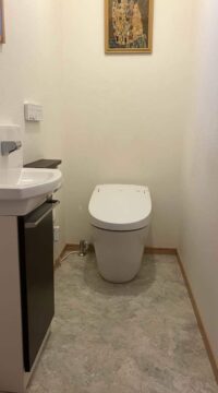 トイレ：福島県　LIXILサティスSトイレ工事