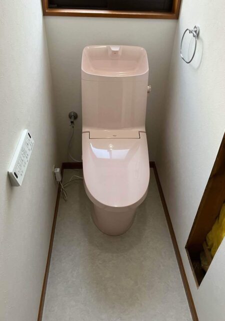 トイレ：福島県福島市　LIXILアメージュシャワートイレZR4工事