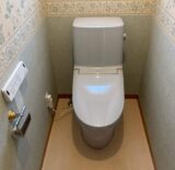 トイレ：福島県福島市　 LIXILアメージュシャワートイレ1グレード工事