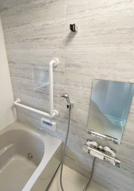 お風呂:福島県福島市 ご高齢の方も安心して使える浴室リフォーム