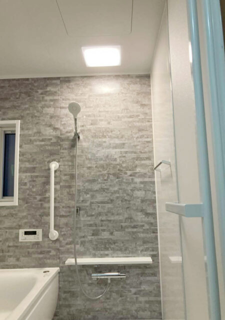 お風呂：福島県　寒いタイル風呂を暖かいユニットバスへリフォーム