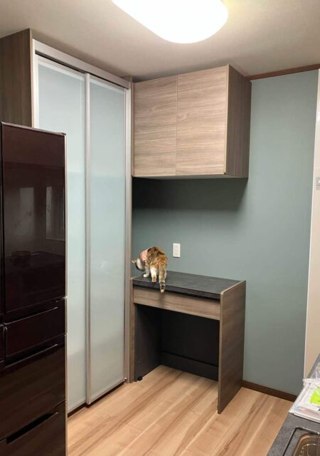 キッチン：福島県福島市　L型キッチンからI型へキッチンリフォーム