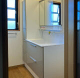 洗面台:福島県 コンパクトでもしっかり収納できる洗面台リフォーム