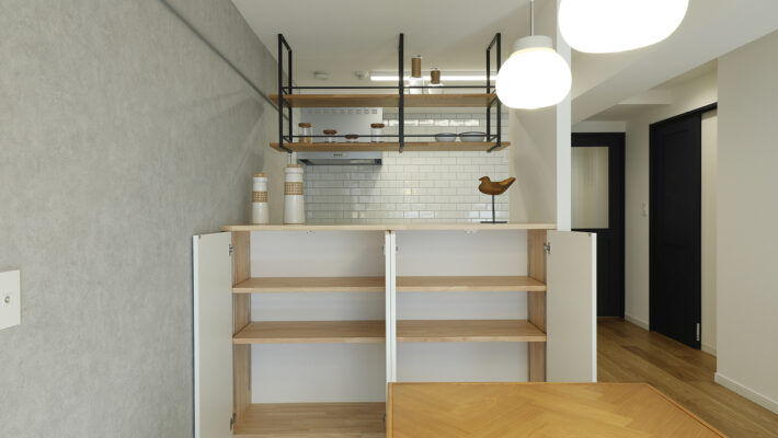 全面改装:福島県郡山市 光と風が通るスロウカフェテイストへLDKリフォーム